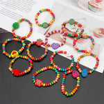 Colourful Wooden Bracelets