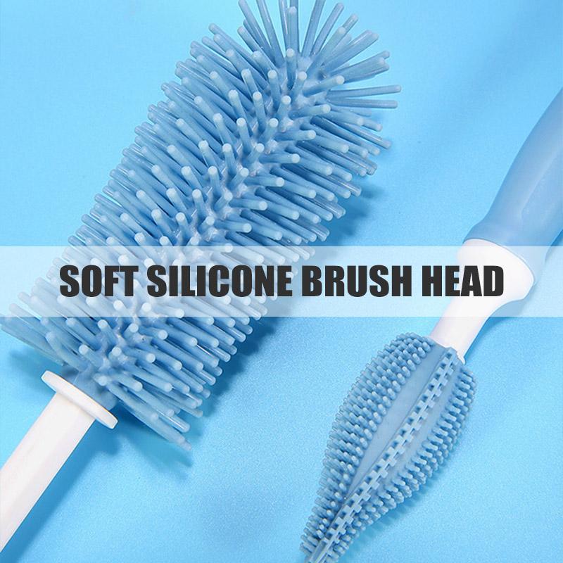 Silicone 360-degree Pacifier Cleaning Brush Set