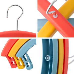 Three-Tier Rainbow Swivel Coat Hanger