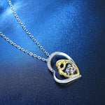 Zircon Heart Necklace