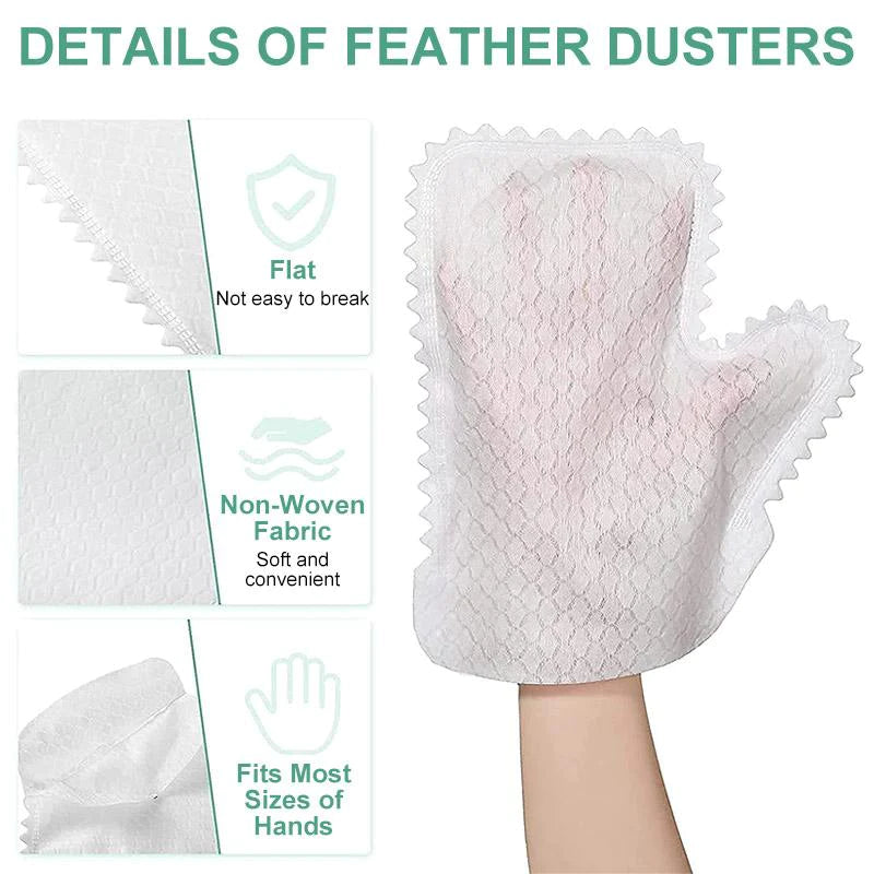 Fish Scale Cleaning Duster Gloves