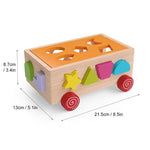 17 hole building block car toy