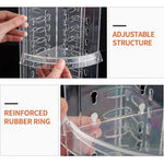 360° Rotating Crystal Cosmetic Storage Box