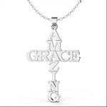 Amazing Grace Cross Necklace