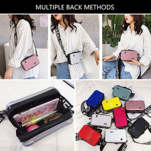 Mini size travel case shape square hand bag