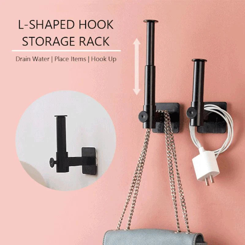 L-shaped Hook Storage Rack