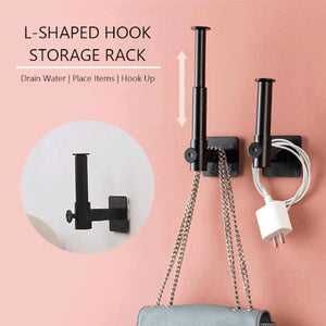 L-shaped Hook Storage Rack