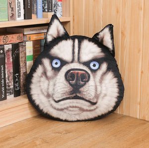 Creative Funny Simulation Husky Pillow