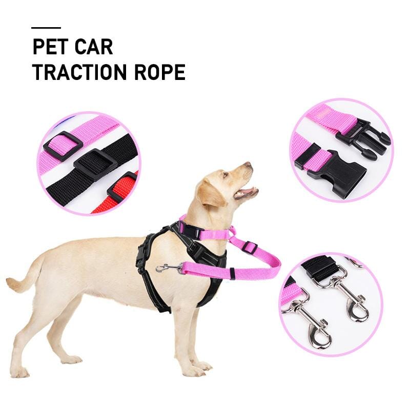 😉Adjustable Car Dog Leash