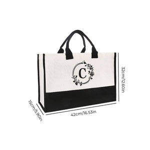 Letter Canvas Bag