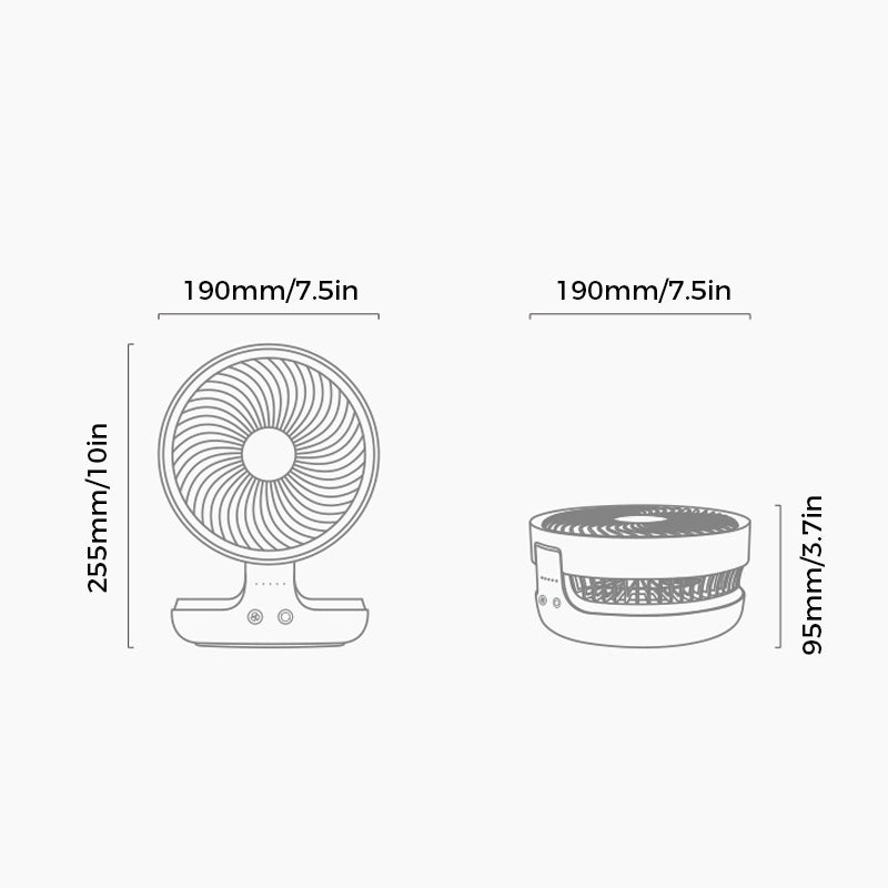 Foldable Desktop Fan