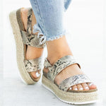 Platform Buckle Sandals