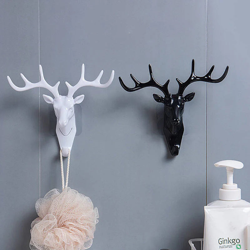 Deer Head Wall Hanging Hook