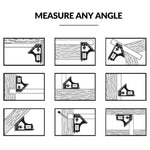 Multifunction Active Square Ruler Angle Ruler