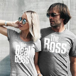 Matching Couple Shirts-The BOSS&The Real BOSS Shirts
