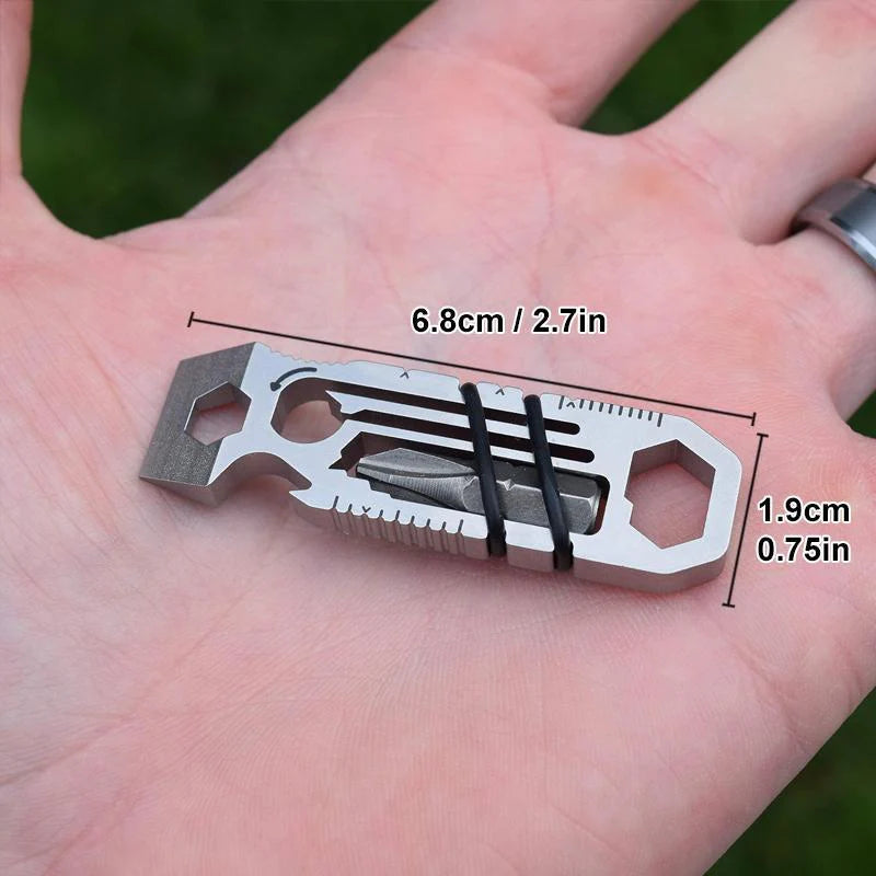 Ratcheting Keychain Multitool