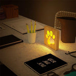 House Decor LED Wooden Lamp