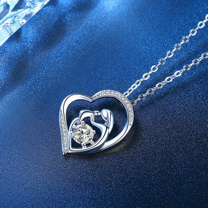 Zircon Heart Necklace