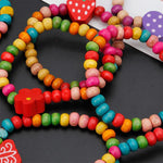 Colourful Wooden Bracelets