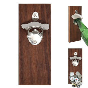 Bottle Opener and Magnetic Bottle Cap Catch