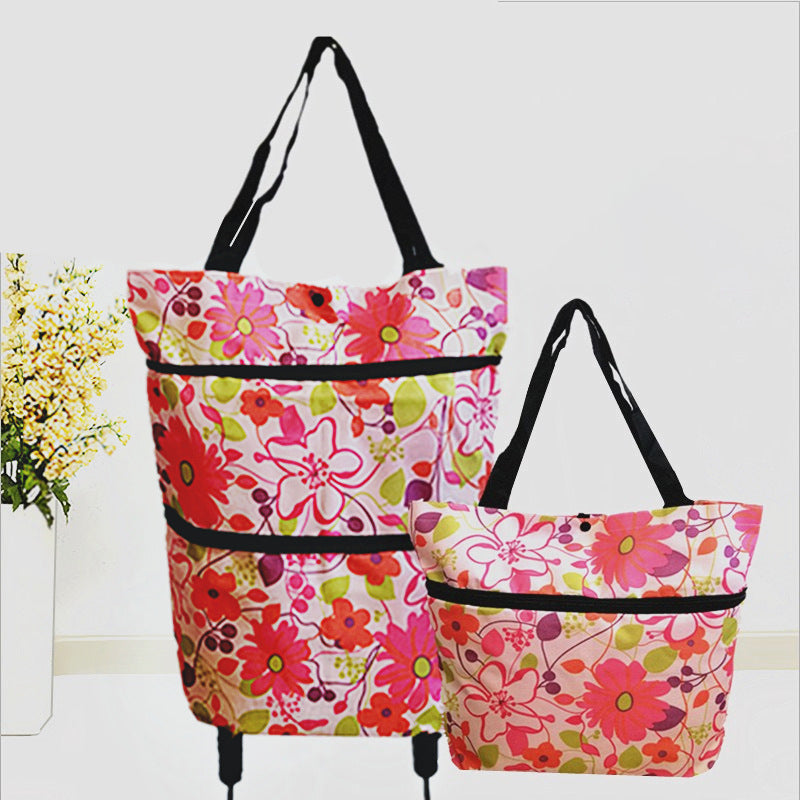 Shopping bag folding green bag