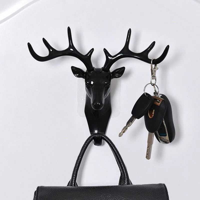 Deer Head Wall Hanging Hook