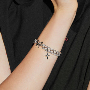 Butterfly and Star Cutout Bracelet