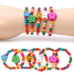 Colourful Wooden Bracelets