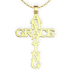 Amazing Grace Cross Necklace