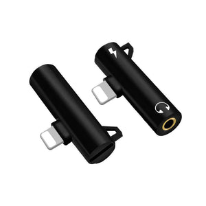 4 in 1 Earphone Lightning Adapter for iPhone ( 2PCS )