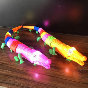 Electronic Led Light Universal Crocodile Toy