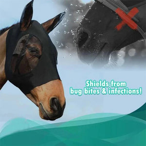 Anti-Fly Mesh Equine Mask