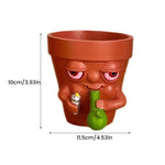 Pot Smoking Potted Planter