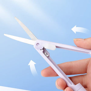 Mini Folding Pen Scissors Graving Knife for Kids