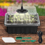 Seed Starter Trays with Grow Light, 5 sets