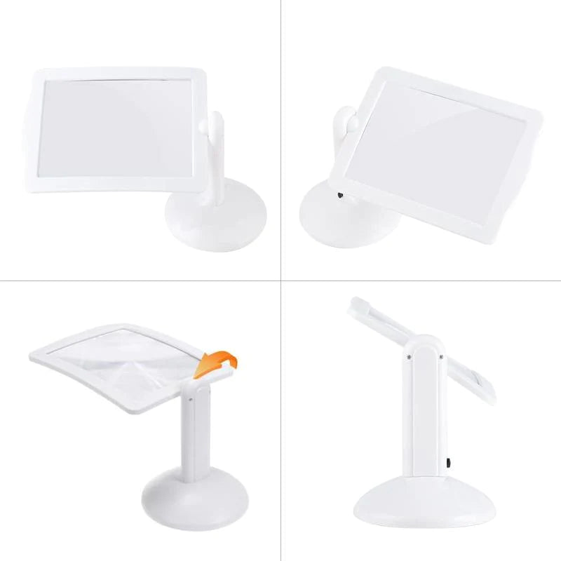 Hand-Free Desktop Magnifier with LED