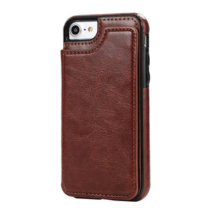 Leather Wallets Phone Case for iPhones, with card slots