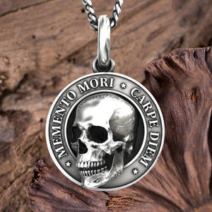 Memento Mori Skull Pendant