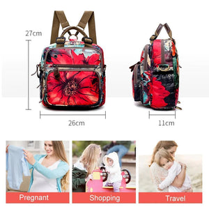 Leisure Style Flower Pattern Backpack