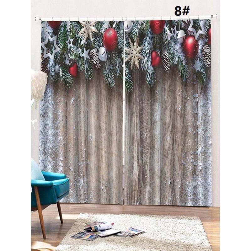 Christmas Window Curtains - 10 patterns