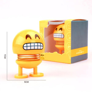 Car Shaking Head Emoji Doll Toys