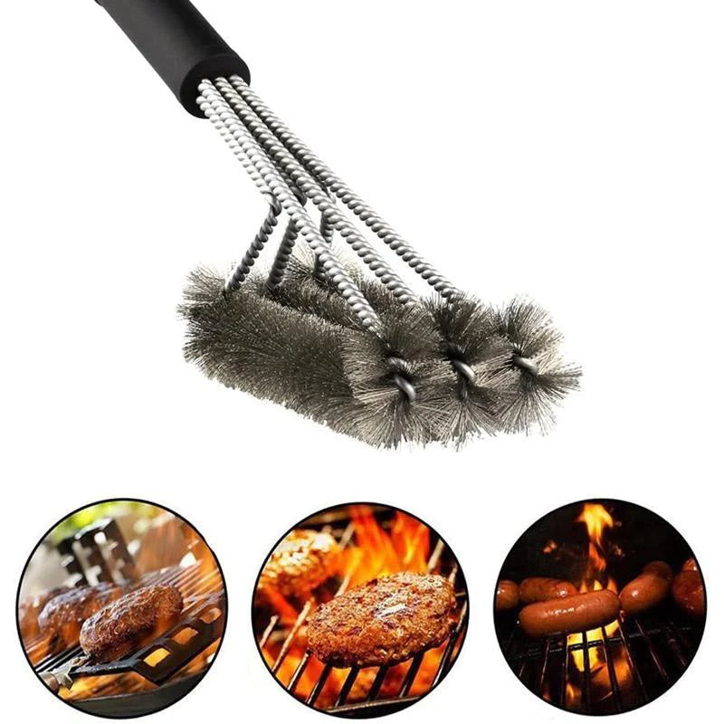 Hirundo 360° Clean Grill Brush, 18" Best BBQ Grill Brush