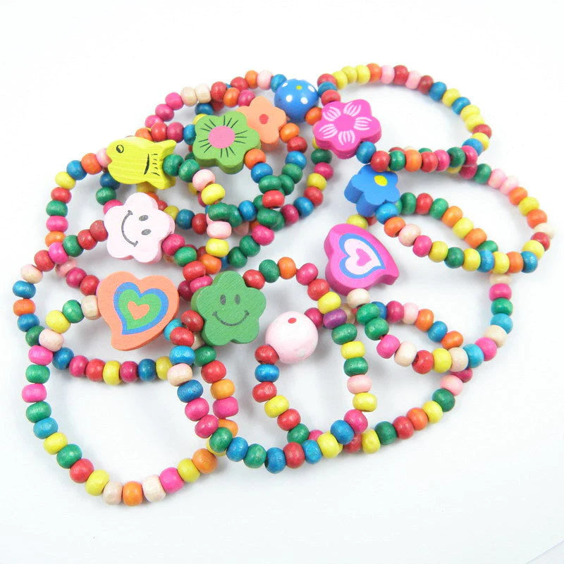 Colourful Wooden Bracelets