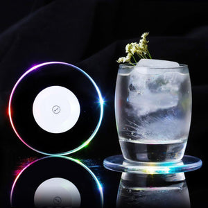 Acrylic LED Light Up Coasters