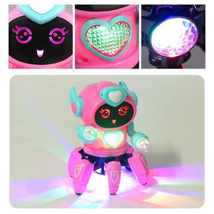 Electric Singing Dancing Lighting Robot Toy