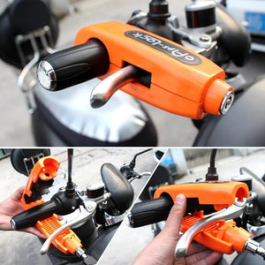 CapsLock Effective Motorcycle Grip Lock Security