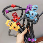 Telescopic Suction Cup Robot Toy