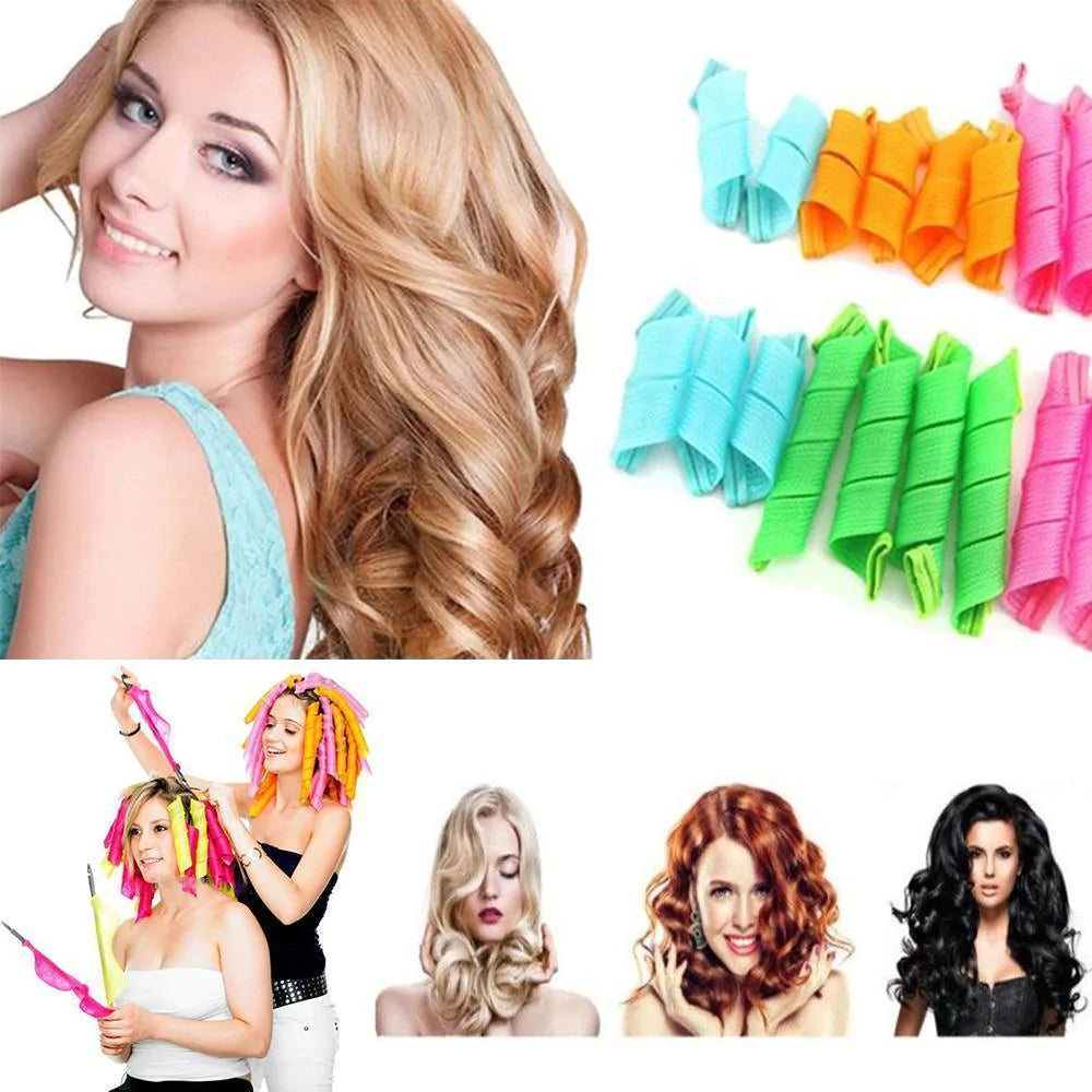 No Heat Magic DIY Hair Curlers (18pcs)