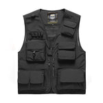 Outdoor Lightweight Mesh Fabric Vest with 16 Pockets