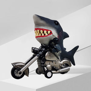 Friction-Powered Animal Motorcycle Toys